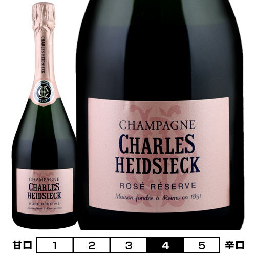 シャンパーニュ ロゼ レゼルヴ[N/V]シャルル・エドシック 泡・ロゼ 750ml　Charles Heidsieck[Rose Reserve] フランス シャンパン スパークリングワイン Champagne