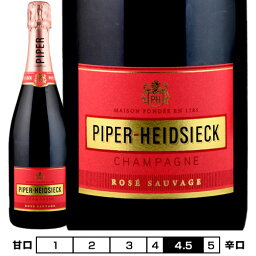 シャンパーニュ パイパー・エドシック[N/V]ロゼ・ソヴァージュ 泡・ロゼ 750ml　PIPER-HEIDSIECK [Rose Sauvage]※安心の正規代理店輸入品※新ラベル フランス シャンパン スパークリングワイン Champagne