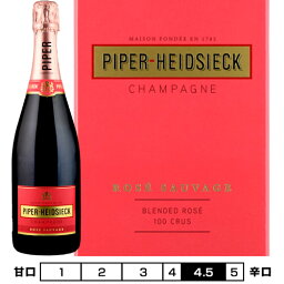 シャンパーニュ パイパー・エドシック[N/V]ロゼ・ソヴァージュ 箱入 泡・ロゼ 750ml　PIPER-HEIDSIECK [Rose Sauvage in box New Packag]※安心の正規代理店輸入品※新ラベル フランス シャンパン スパークリングワイン Champagne