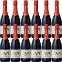 【送料無料】天使のロッソ12本セット[N/V]サンテロ　泡・赤 750ml×12本　Santero[Rosso Degli Angeli] イタリア ピエモンテ スパークリングワイン※クール便・離島など別途追加送料エリアあり