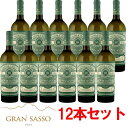 【送料無料】イタリアの高コスパワイナリー「グラン・サッソ」12本セット トレッビアーノ・ダブルッツォ12本 750ml 白ワイン ワインセット アブルッツォ 1...