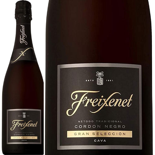 フレシネ コルドン ネグロ ブルットFreixenet Cordon Negro 泡・白 750ml ブリュットセレクシオン メトッド トラディショナル/Seleccion Metode Traditional スペイン スパークリングワイン カヴァ