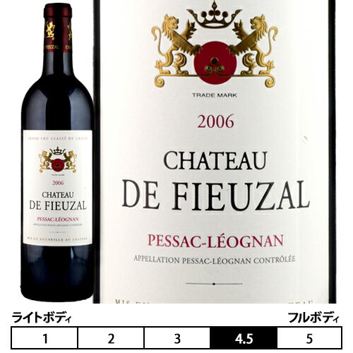 シャトー・ド・フューザル・ルージュ[2009]ボルドー ペサック・レオニャン 赤 750ml　Chateau de Fieuzal Rouge[Pessac Leognan] フランス ボルドー 赤ワイン