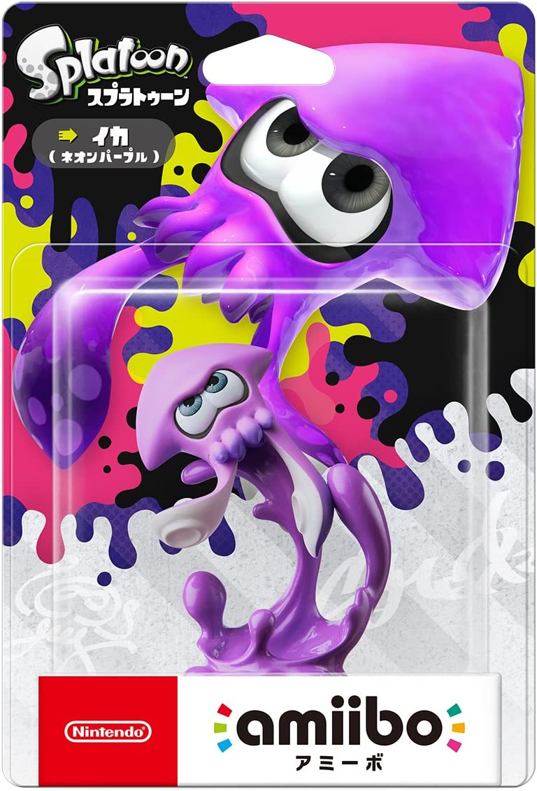 amiibo イカ ネオンパープル スプラトゥーン 2 3 任天堂 紫 むらさき スプラトゥー...