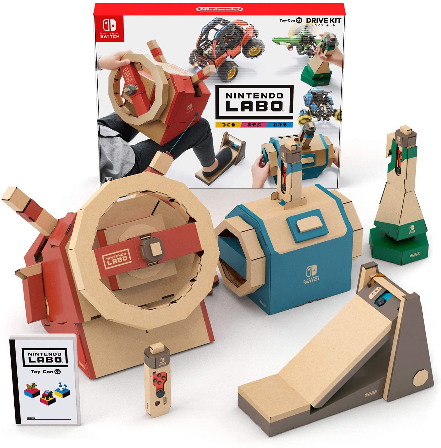 Nintendo Labo Toy-Con 03： Drive Kit / Switch / HACRADFWA /A 全年齢 任天堂 ラボ ドライブキット トイコン スイッチ ゲーム 子供 ..