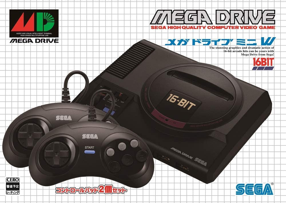 メガドライブ ミニW 本体 MEGA DRIVE ゲーム ゲーム機 GAME ミニ W 16BIT セガ