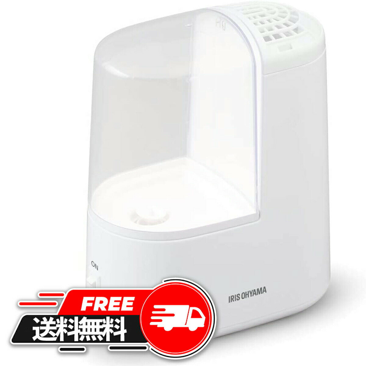 加湿器 卓上 アロマ 加熱式加湿器 1.3L SHM-120R1送料無料 アイリスオーヤマ アロマ加湿器 おしゃれ 大容量 オフィス 卓上加湿器 おすすめ かわいい お手入れ簡単 コンパクト スリム 静音 寝室 リビング 加熱式 床置き アロマオイル 小型