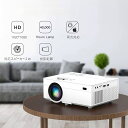 プロジェクター 小型 WiFi 家庭用 天井 ホームシアター 5000LM スマホ と接続 交換ケーブル不要 スマホ パソコン TV Stick/PS3/PS4...