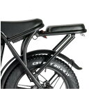 リアシート OUXI V8用 自転車用 リアキャリア荷台 クラス　バイク用　耐重35キロ