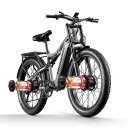 最新モデル!ShengmiloS600 S700 電動自転車 2モータ搭載 26インチ 7段変速 2000w 17ah 電動自アシスト転車 マウンテンバイク レ...