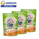 ユニ・チャーム 銀のスプーンおいしい顔が見られるおやつしっとりシーフード 50g×3袋【公式ショップ】