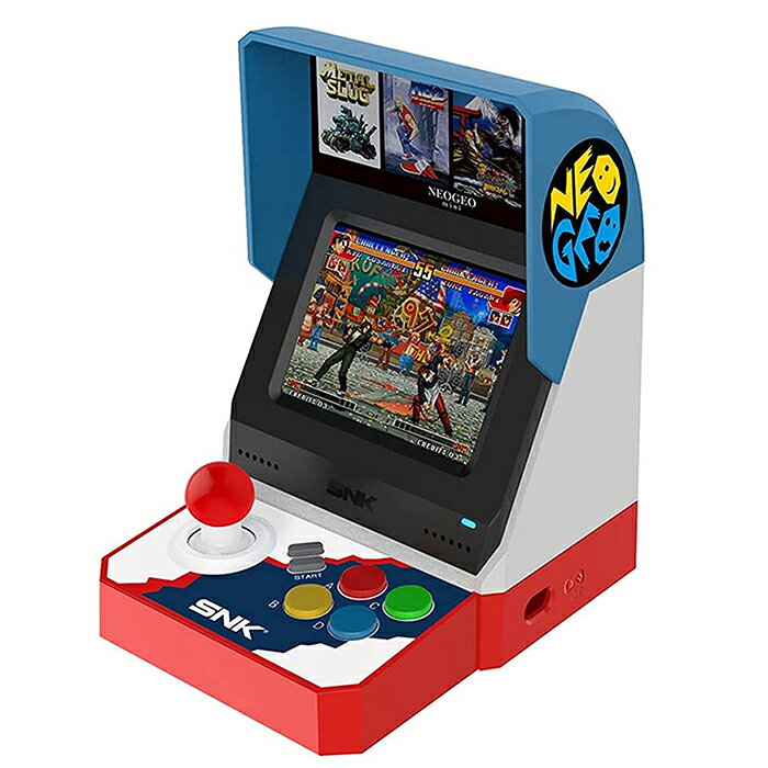 送料無料 NEOGEO Mini アジア版 ネオジオ ミニ 日本版 NEO GEO Miniアーケード ゲーム機 「ザ・キング・オブ・ファイターズ」「メタルスラッグ」40ゲーム SNKタイトル 3.5インチLCDスクリー ゲームパッド端子 大画面出力 プレゼント