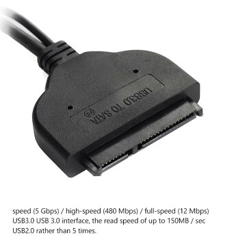 SATA-USB 3.0 変換アダプタ2.5インチ HDD SSD HDDSATA to USB ケーブル 25cm品質保証