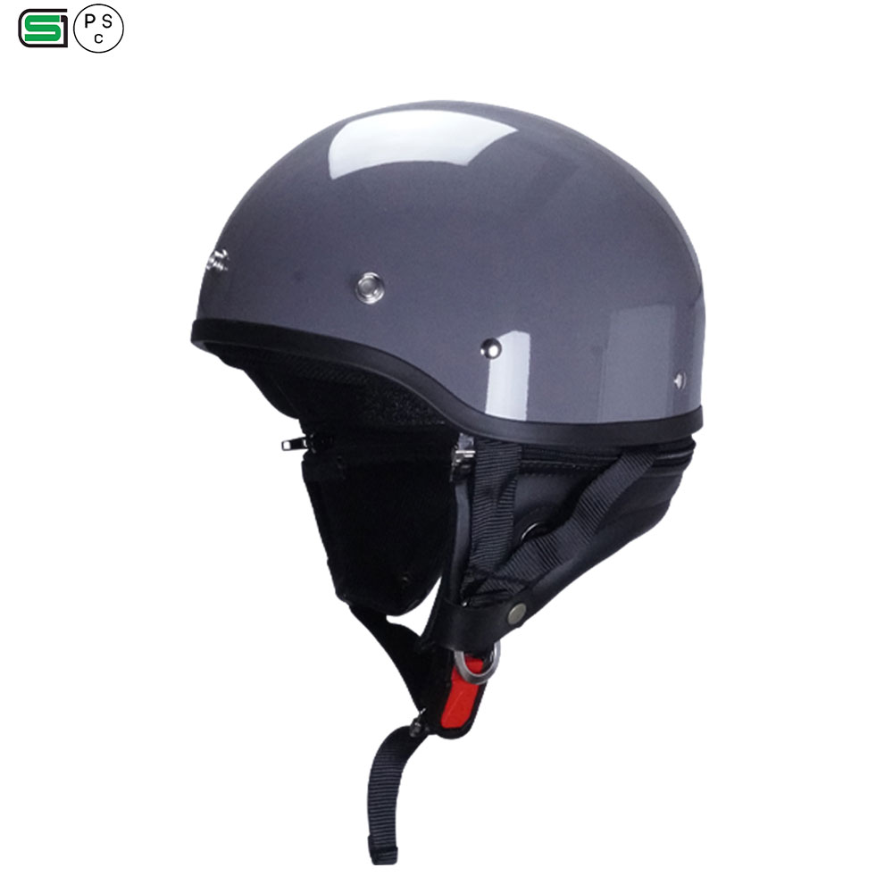 楽天市場】バイクヘルメット ハーフ（カラーグレー）の通販