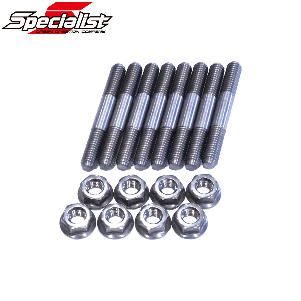 スペシャリスト マフラー スタッドボルト ステンレス Z1 Z2 KZ900 Z750A4/A5 CBX400F CBX550F CBR400F