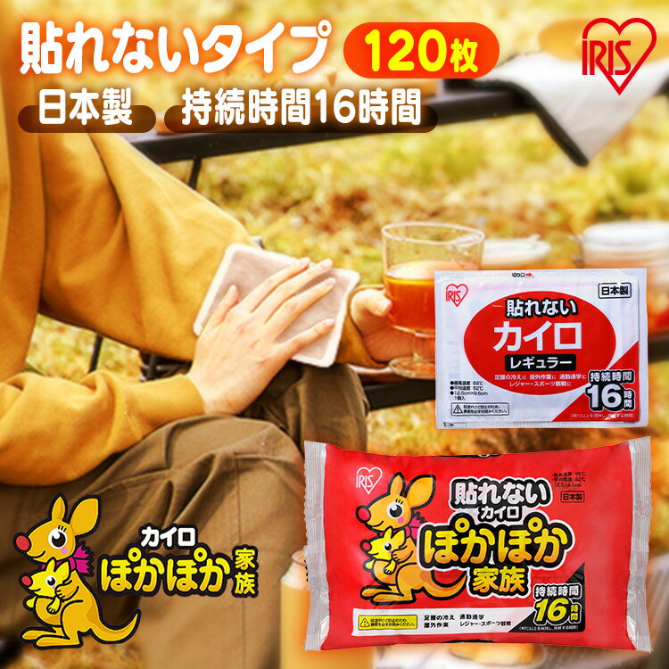 [あす楽]カイロ 貼らない アイリスオーヤマ 30枚×8箱セット 240枚入り PKN-30R 貼らないカイロ防寒 背中 冬 持ち運び 寒さ対策 あったか 使い捨てカイロ 使い捨て ぽかぽか家族 レギュラーサイズ レギュラータイプ 粘着剤なしのサムネイル