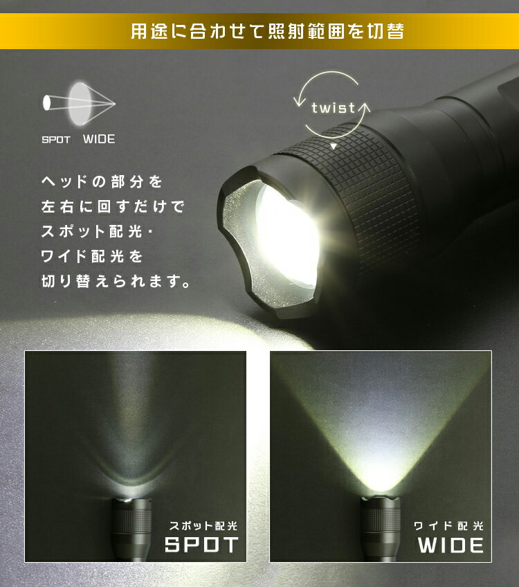 懐中電灯 led 小型 強力 防水 電池 ハンディライト LWK-200Z防災グッズ 避難グッズ 避難 災害 防災 200lm 照射距離110m スティック 昼光色 LED ワークライト スティックライト 作業場 非常時 非常灯 コンパクト 持ち運び アイリスオーヤマ