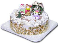 5号サイズの可愛いケーキです♪わんちゃん用クリスマスケーキ