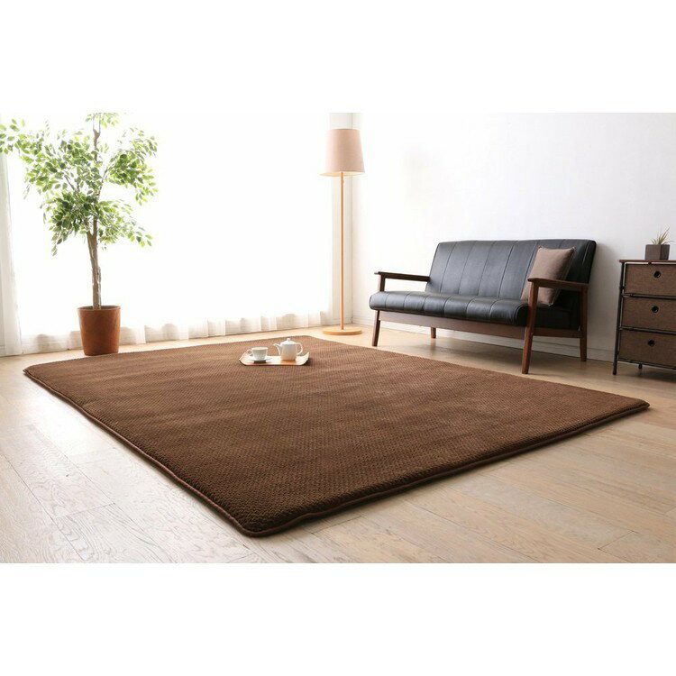 176 cm X 261 cm - ラグ 厚手 おしゃれ 北欧 ラグマット 厚手 おしゃれ 3畳 カーペット 185×240 ラ・クッションラグ 185×240 MCRK-1824 アイリスオーヤマ グレー ラグ カーペット ラグマット らぐ 北欧 滑り止め付き おしゃれ 子供部屋 リビング ダイニング ホットカーペット対応
