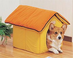 簡単に組立や折りたためる室内用クッションハウスクッションハウス　イエロー　HC-400【0929ア...