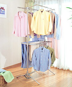 高さが調節できるステンレス製室内物干しステンレス室内物干し　CLS-800S