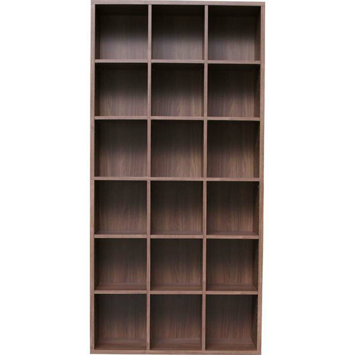 本棚 大容量 ブックシェルフ BKS-1890 本棚 大容量 ブラウン シェルフ 木製 ラック 北欧 ディスプレイラック 飾り棚 オフホワイト ウォールナット アイリスオーヤマ [3]