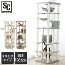 キャットタワー CCCT-6060S送料無料 キャットタワー キャット タワー 据え置き 置き型 ネコ 猫 遊び道具 室内 ペット用品 ペット ブラウン グレー...