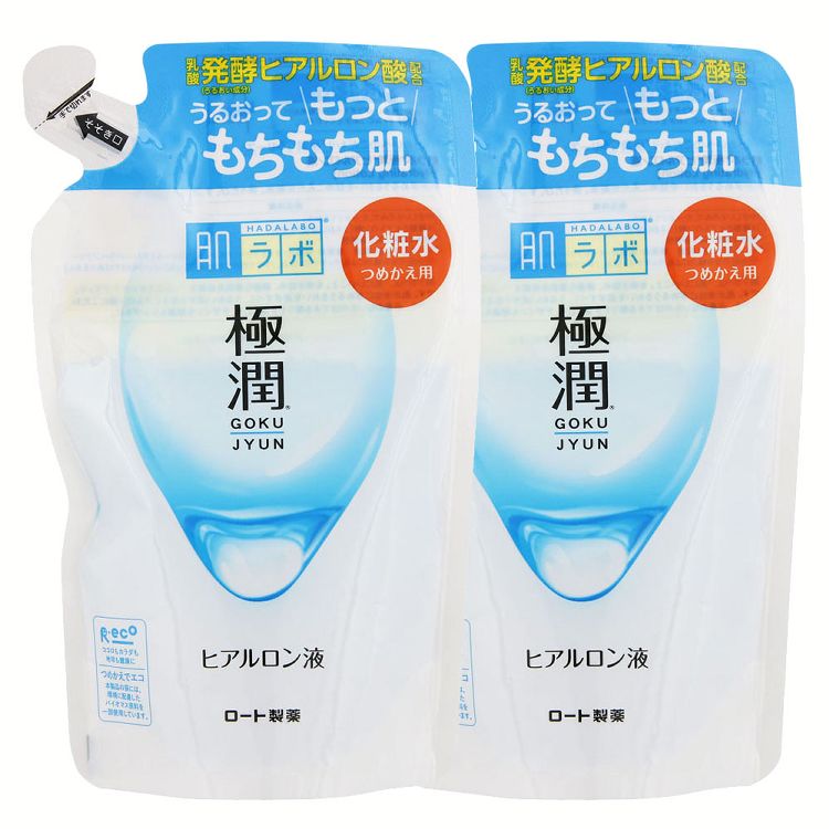 [最大400円クーポン]【2個】肌ラボ 極潤 ヒアルロン液 詰替え用 170ml スキン フェイス 研究 ビューティ コスメ トラブル 解消 オールインワン ジュレ 濃厚 ロート製薬