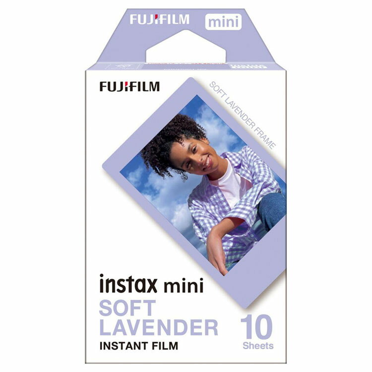 カメラ 家電 黒物家電 INSTAX MINI SOFT LAVENDER WW1 富士フイルム 16812376インスタントカメラ チェキフイルム チェキ 絵柄フイルム ソフトラベンダー カメラ 【D】