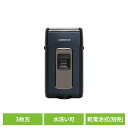 水洗いポケそり 3枚刃 ネイビー S-627NV電気シェーバー シェーバー 3枚刃 髭剃り 防水 深剃り コンパクト 電池式 小型 持ち運び ロゼンスター