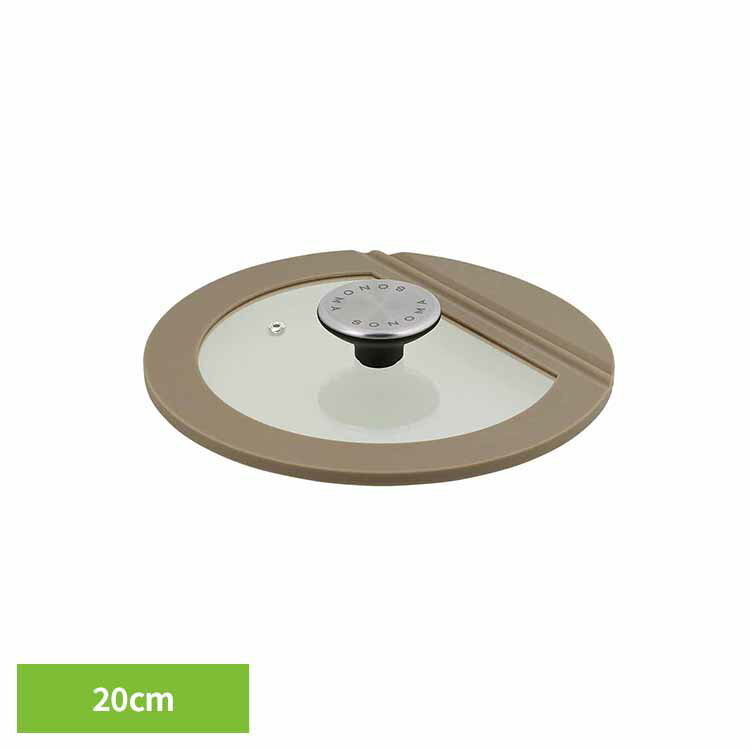 乐天商城 - 鍋蓋 ガラス 20cm キッチンツール 入れたまま閉められる 蓋 つまみ マグネット ツールがくっつく ガラス窓 中身が見える 鍋 ふた フタ のみ 単品 鍋の蓋 20センチ おしゃれ 新生活 ガラス蓋 ソノマ LV-0372 * (B)