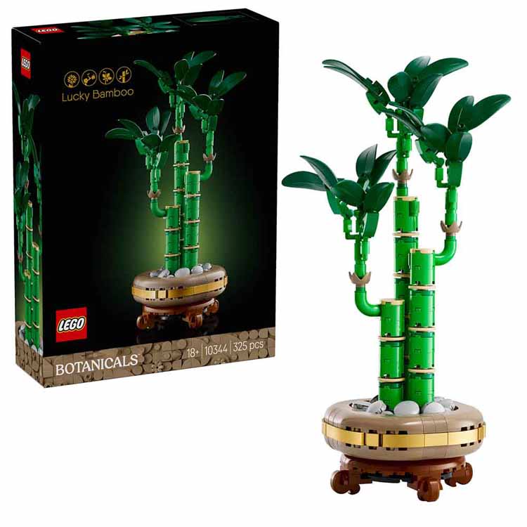 ラッキーバンブー 10344おもちゃ 玩具 ブロック プレゼント 誕生日 クリスマス インテリア 観葉植物 花 大人レゴ BOTANICALS