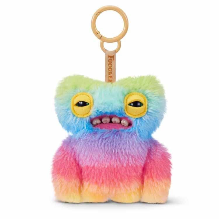 Rakuten - ファグラー キーリング ワイドアイ マルチ（ラボミスフィット） 15760Eファグラー キーリング キーホルダー おもちゃ ラボミスフィット Fuggler ぬいぐるみ きもかわ プレゼント Fuggler