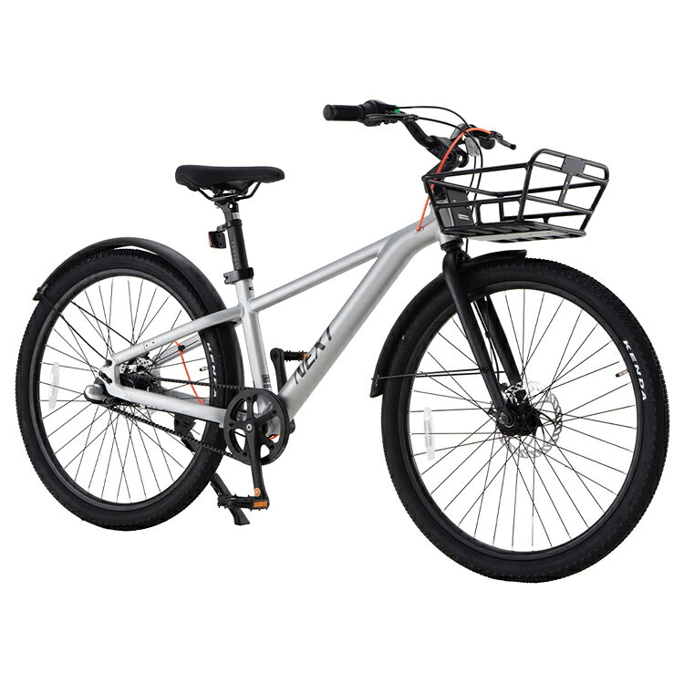 【完成車】チャーリーワン・NEXT 子供用自転車フラットシルバー NEXT263自転車 ジ...