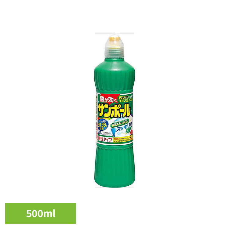 樂天商城 - サンポールV 500mL 73362頑固 尿石 黄ばみ ピカピカ 威力 快適 酸性 掃除 サンポール