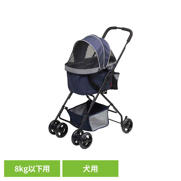 GEX わんわんカート ライト 犬用カート 軽量4.8ｋｇ 美品 GEX わんわんカート ライト 犬用カート軽量4.8Kg 美品（黒ドット柄） 楽天