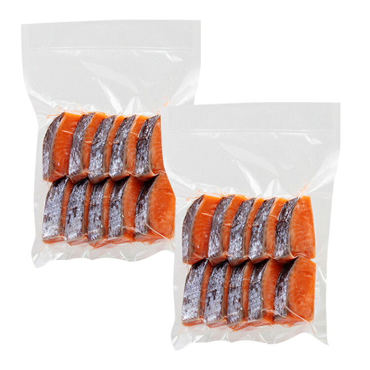 チリ産の脂ののった銀鮭を食塩で味付けしました。お弁当にもちょうどよい40gにカットしています。●内容量800g（約40g×10切×2p）●商品サイズ（cm）幅約30×奥行約20.5×高さ約8.5●原材料銀鮭（チリ産・養殖）、食塩●成分（100gあたり）エネルギー：185kcal、たんぱく質：19.3g、脂質：12.6g、炭水化物：0.3g、食塩相当量：1.6g※推定値●アレルギー物質さけ●保存方法要冷凍（-18℃以下）●原産国日本※沖縄・離島配送不可本商品はメーカーより直接お届けするため、ご注文後のキャンセル・返品・内容変更は承れません。（検索用：鮭 お弁当用 切落し 簡単 便利 朝ごはん おひるごはん 焼き鮭 ）最強翌日配送対象商品に関するご案内 最強翌日配送対象商品・対象地域に該当する場合は最強翌日配送マークがご注文カゴ近くに表示されます。 最強翌日配送可能なお支払方法は【クレジットカード、代金引換、全額ポイント支払い】のみとなります。 下記の場合は最強翌日配送対象外となります。 ・15点以上ご購入いただいた場合 ・時間指定がある場合 ・ご注文時備考欄にご記入がある場合 ・決済処理にお時間を頂戴する場合 ・郵便番号や住所に誤りがある場合 ・最強翌日配送対象外の商品とご一緒にご注文いただいた場合 ・お届け先住所文字数が40文字以上の場合