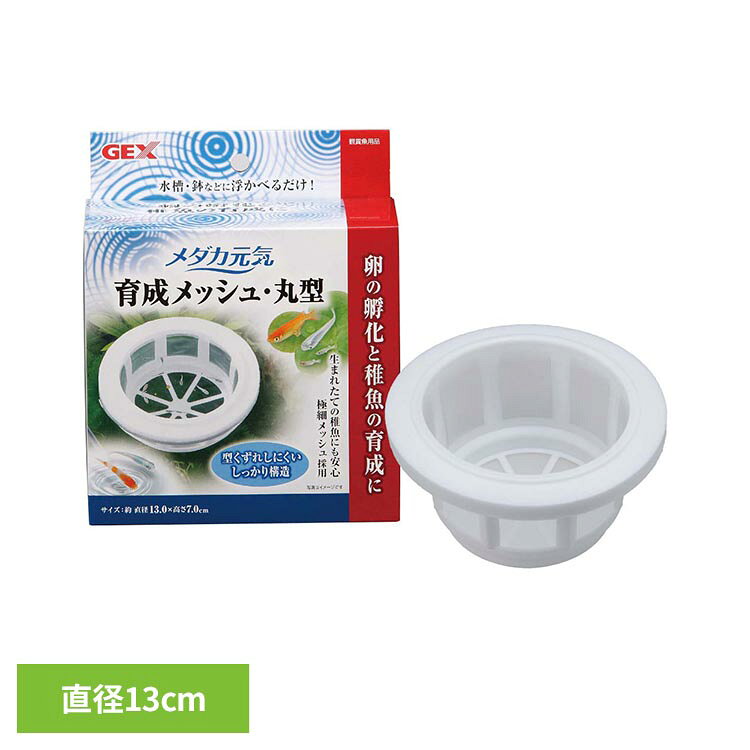 メダカ元気育成メッシュ丸型 観賞魚 観賞魚用品 観賞魚用産卵・飼育ケース・給餌器 メダカ元気