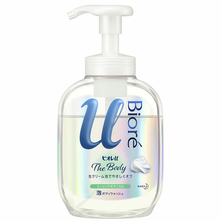 ビオレu ザボディ 泡タイプ ヒーリングボタニカル ポンプ 540ml ボディウォッシュ ボディソープ ボディシャンプー 弱酸性 ザボディ こすらず洗う 生クリーム泡 シルキー泡 泡タイプ 日本製 Biore ビオレu ビオレ 花王 KAO 花王株式会社