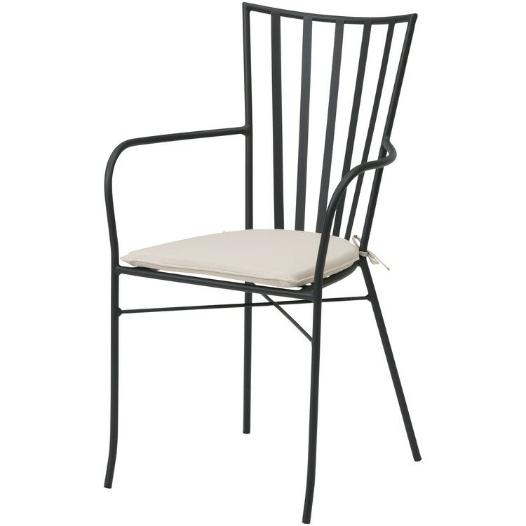 テイラーアームチェアークッション付 MSF-20C送料無料 テイラー アームチェアー クッション付 タカショー 屋外 ガーデン カジュアル 庭家具