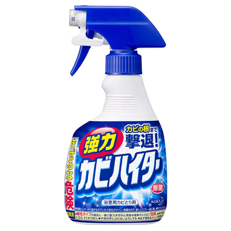 強力カビハイター ハンディスプレー 花王 ハイター カビ取り剤 Kao 浴室用 除菌 塩素系 スプレー 次亜..