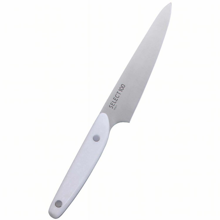 セレクト100 キッチンナイフ ショート 120mm 000AB5062包丁 ペティナイフ フルーツナイフ 普段使い 人工大理石 食洗器対応 便利 人工大理石 乾燥機対応 食器洗い対応 貝印