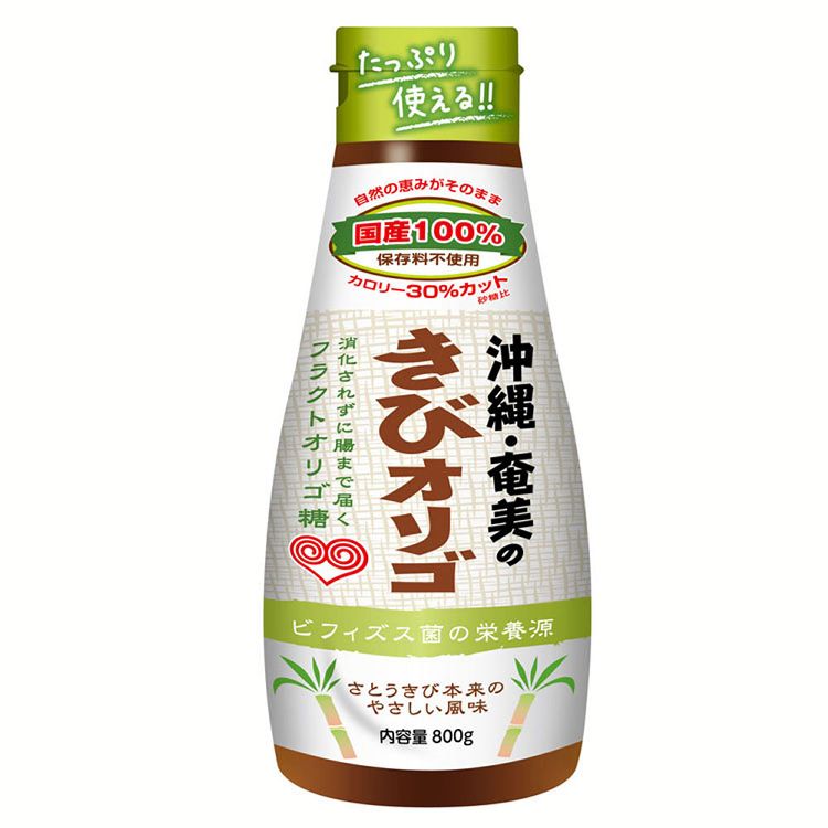 楽天ゆにでのこづちオリゴ糖 砂糖代用 調味料 やさしい甘さきびオリゴ（800g） きび オリゴ 800g 沖縄 奄美産 さとうきび100％ 【D】