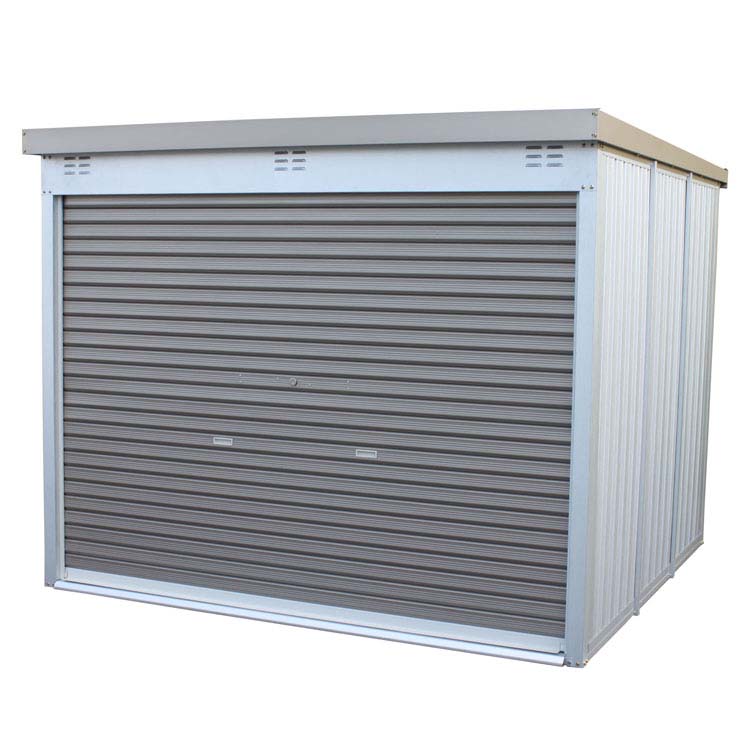 ＼P5倍!～27日9:59／【企業様限定】多目的万能物置 シャッター付 DMG-16送料無料 屋外物置 屋外 物置 物置き ガレージ 自転車置き場 シャッター付き シャッター DMG-16/DMG-16H 【TD】 【代引不可】