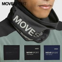 MOVESPORT デサント ライト ストレッチ フリース ネックウォーマー メンズ レディース 保温 防寒 2023 秋冬 NEW 新作 新レーベル DMAWJK82