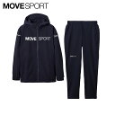 デサント MOVESPORT ムーブスポーツ メンズ ジャージ 上下 セット エアリートランスファー ライトリップ フルジップ フーディー テーパード ストレッ...