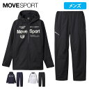 MOVESPORT デサント ウィンドブレーカー 上下 セット メンズ 2層 はっ水 防風 HEAT NAVI ヒートナビ おしゃれ ブランド 2024 秋冬 ...