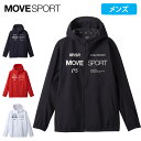 デサント MOVESPORT ムーブスポーツ メンズ ジャージ ジャケット エアリートランスファー スパンライク オーセンティックロゴ フルジップフーディー ス...
