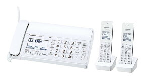 ■送料無料■Panasonic パナソニック KX-PD215DW-W デジタルコードレス普通紙FAX おたっくす 子機2台 相当品 子機　KX-FKD405-W