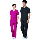 パンツ 175-91 スラックス 男女兼用 制菌 吸汗 制電 医療 白衣 看護 介護 KAZEN MEDICAL